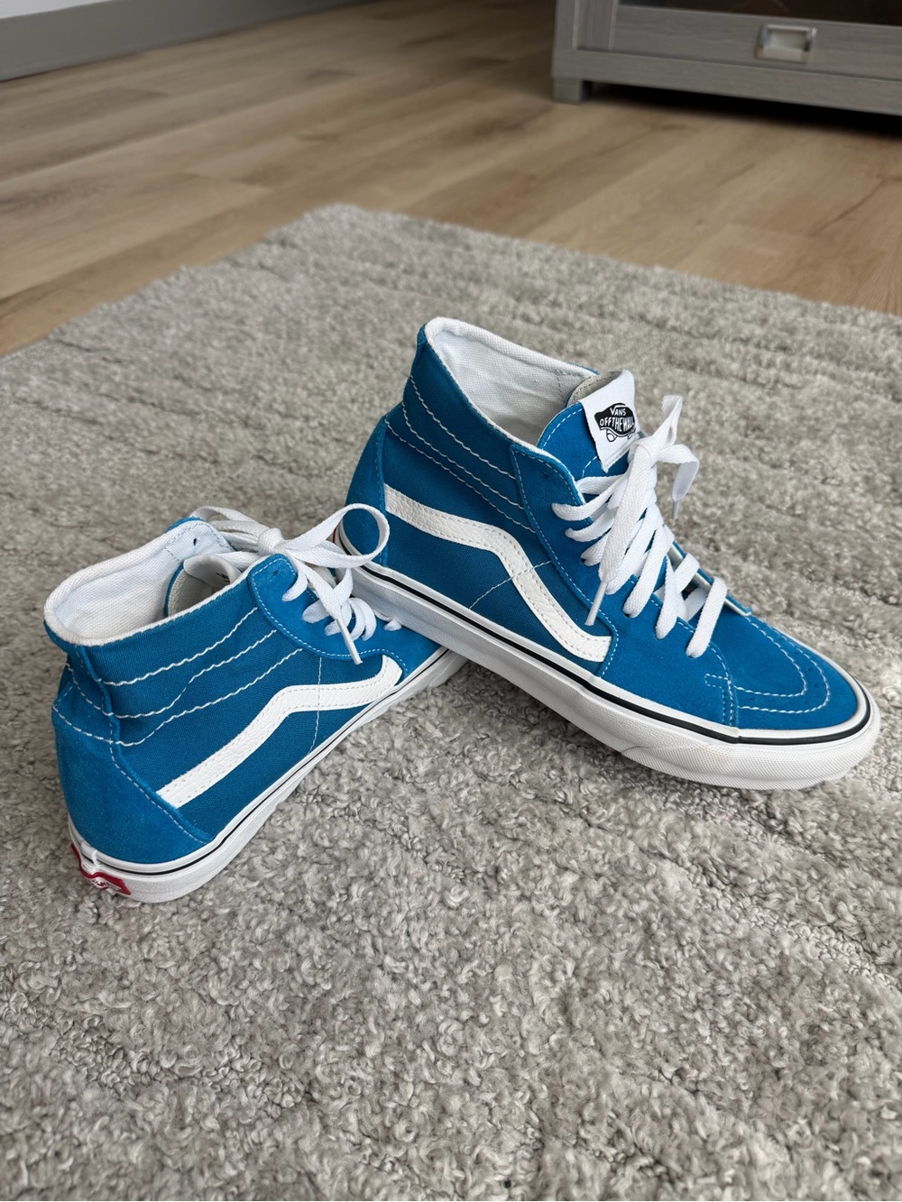 EUC Vans 9w/7.5m Sk8-Hi Taper Vans